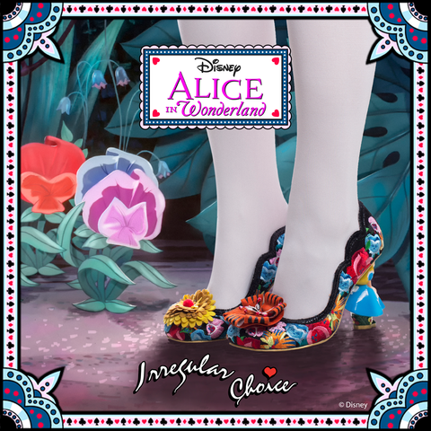 koppeling Verslaving Elementair The first shoe from our enchanting Alice In Wonderland collection... |  Irregular Choice