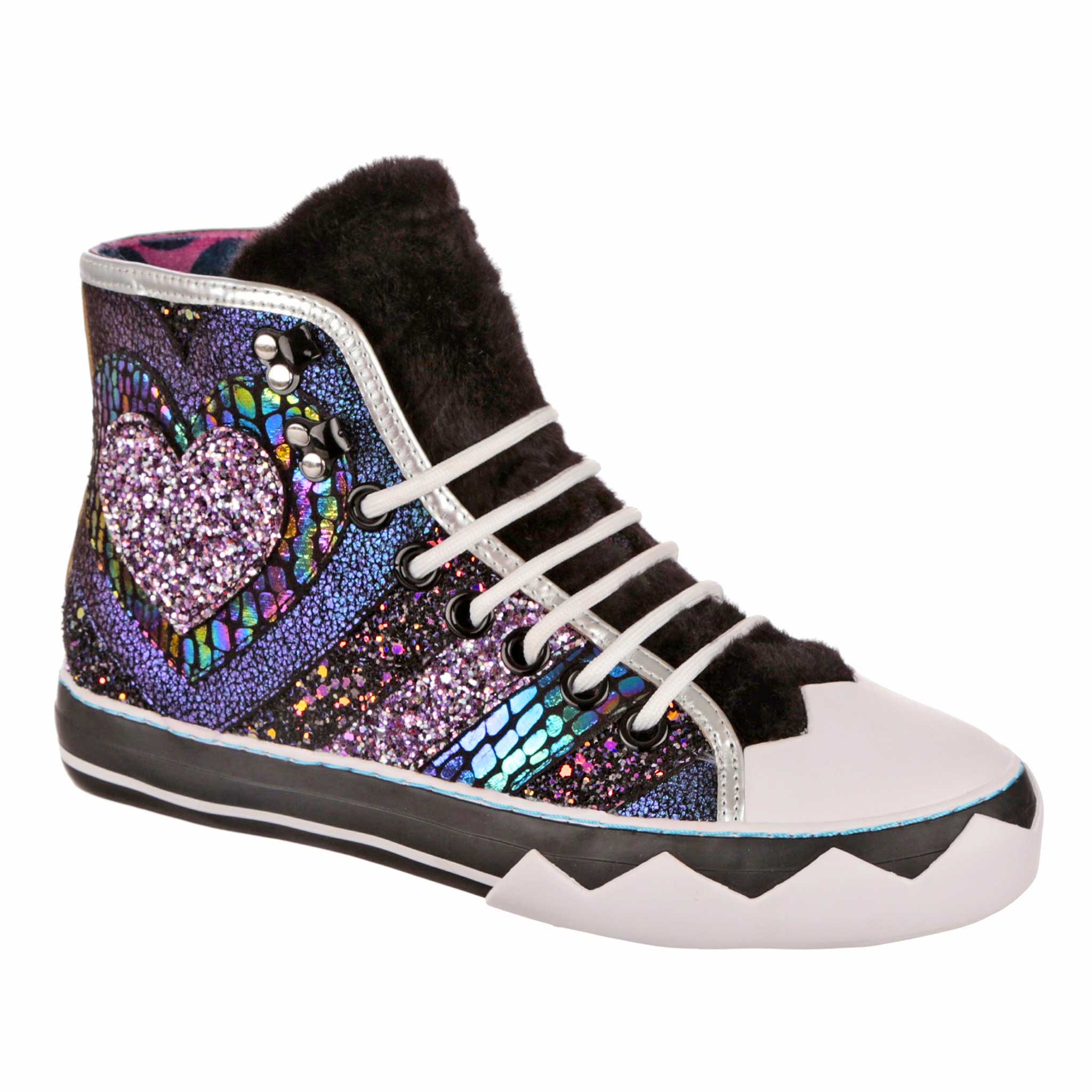 Heart Way There Boots Black By Irregular Choice