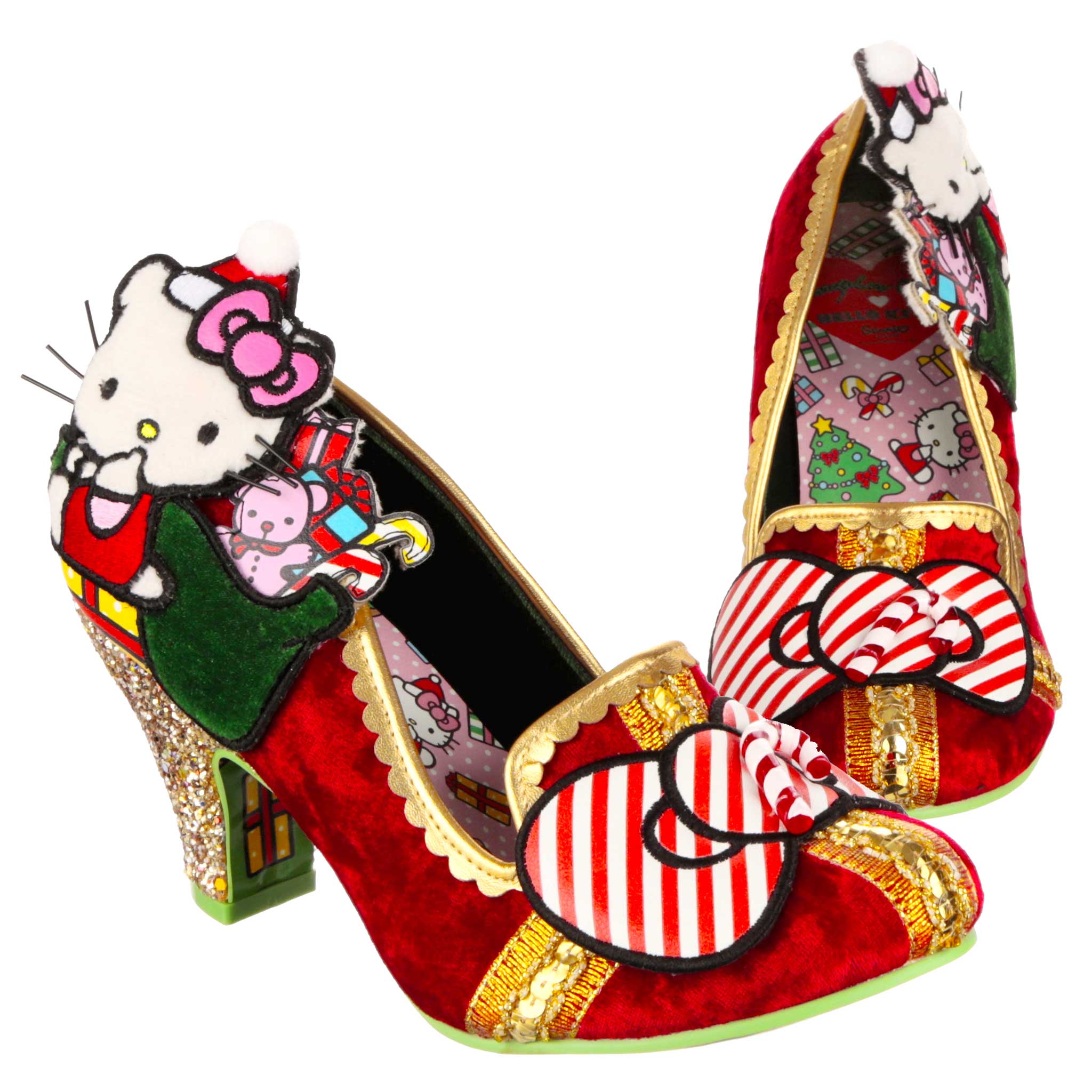 Irregular Choice x Hello Kitty Star Of The Show Heels in Blue