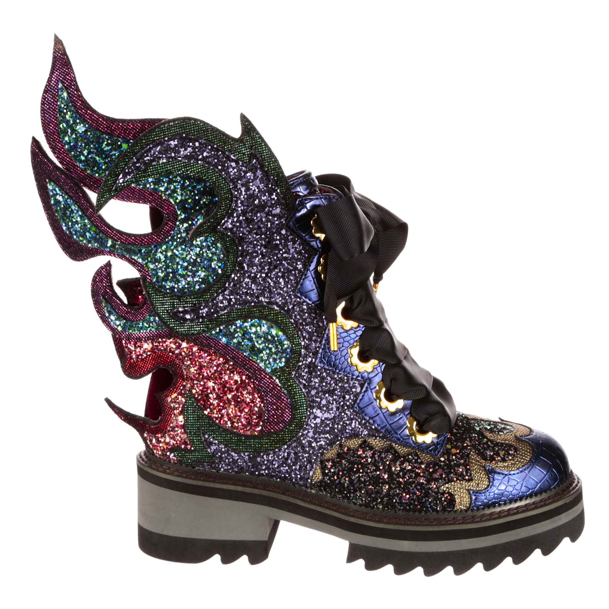 Irregular Choice Birdie Date, Bomba Mujer, Blue, 40 EU : .es