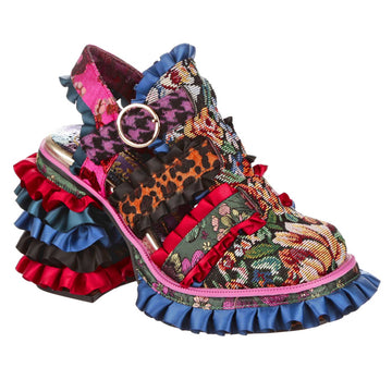 Irregular Choice Womens Ginger Gem High Heel - Red – The Foot Factory