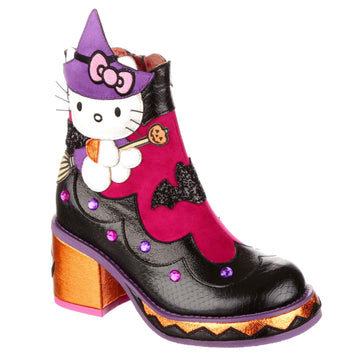 IRREGULAR CHOICE Hello Kitty's You Crack Me Up High Top Sneaker  4125-29A-YEL - Shiekh