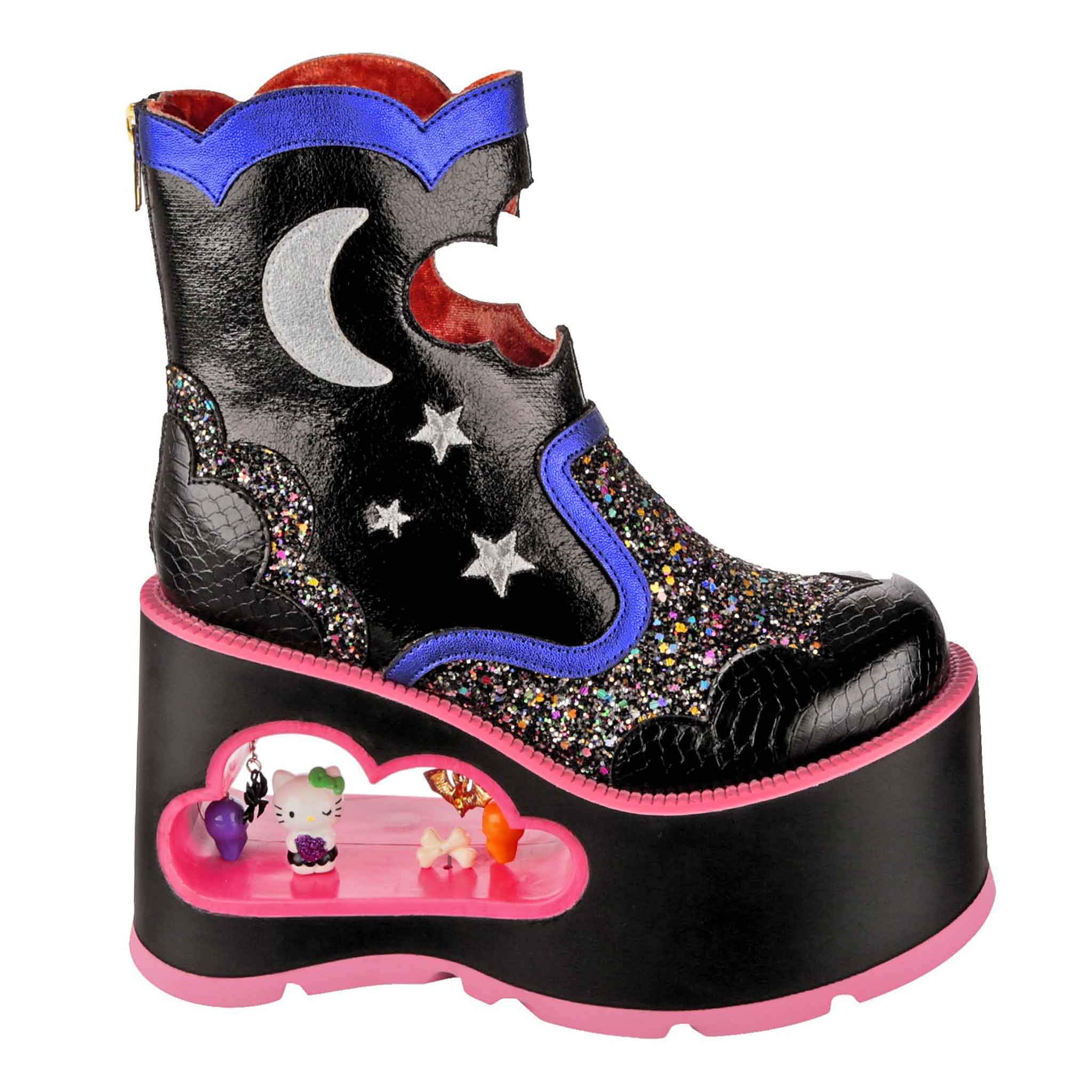 Irregular Choice, Shoes, Irregular Choice Hello Kitty Light Up Rave Bus  Sneakers Uk 38 Us 75 New