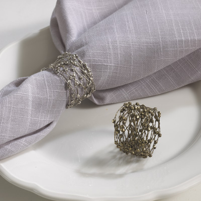 Gold Wire Napkin Ring