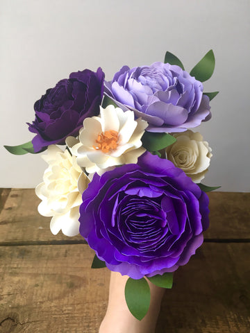 Lavender Blue Bouquet (Wrapping Paper Bouquet) in Suwanee, GA
