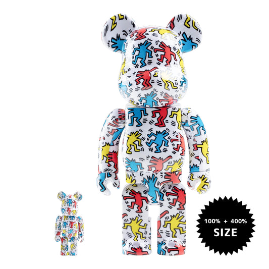 MEDICOM TOY - Bearbrick 1000% Keith Haring For Sale at 1stDibs