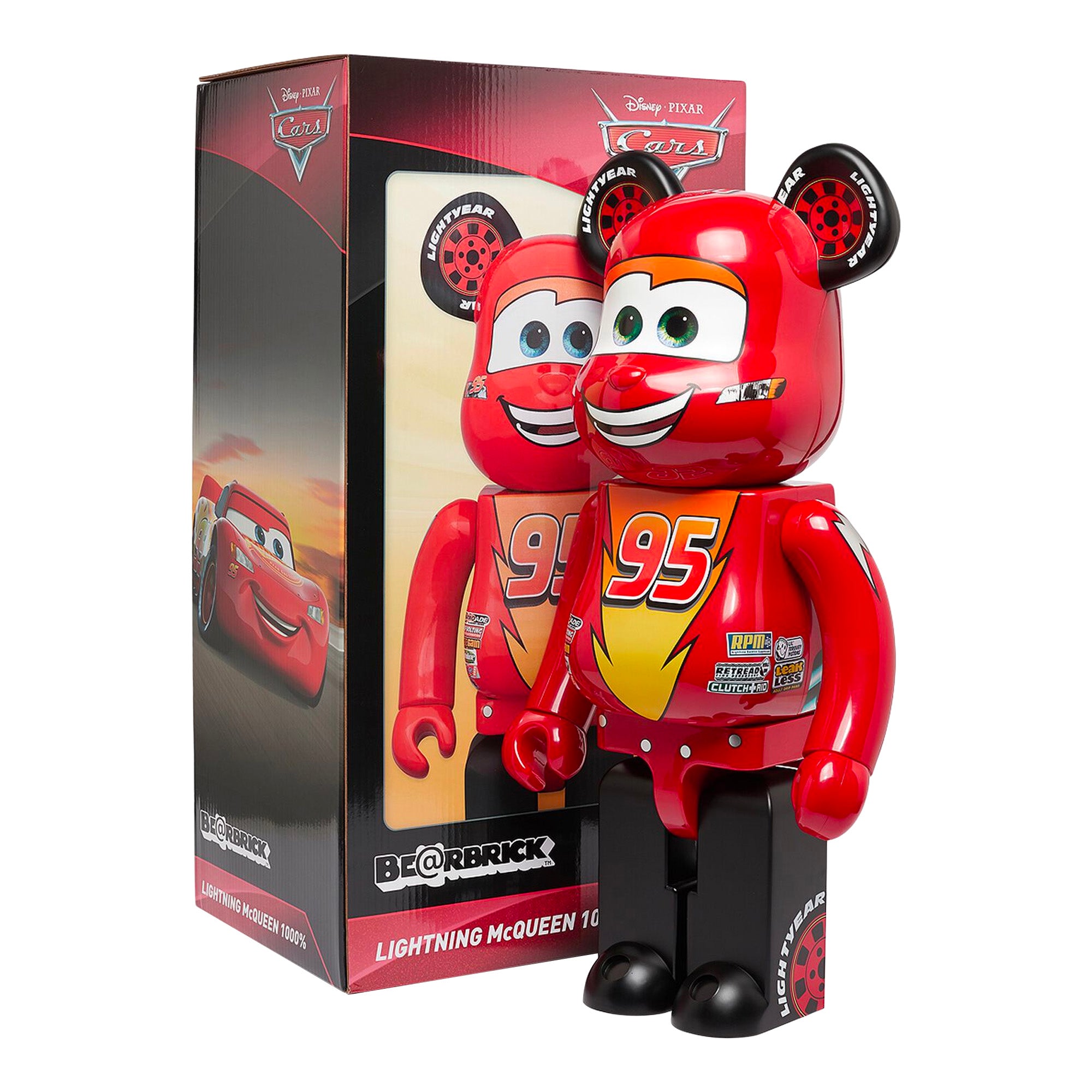 ベアブリック LIGHTNING McQUEEN 1000 最新な 38760円 sandorobotics.com