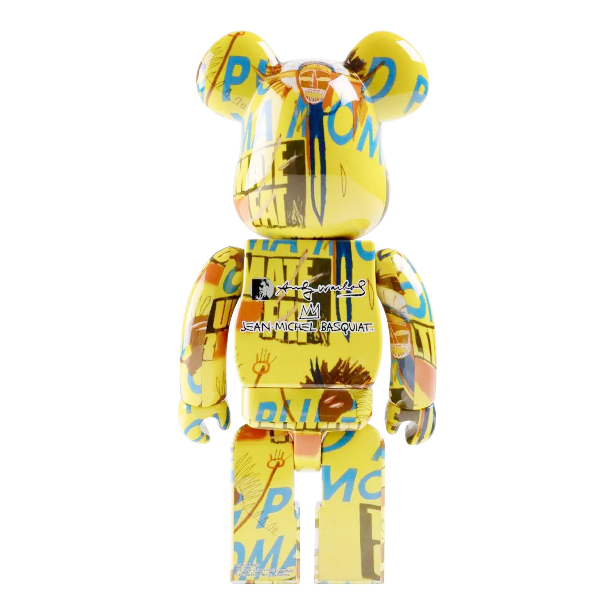 MEDICOM TOY: BE@RBRICK - Andy Warhol x Jean-Michel Basquiat #3