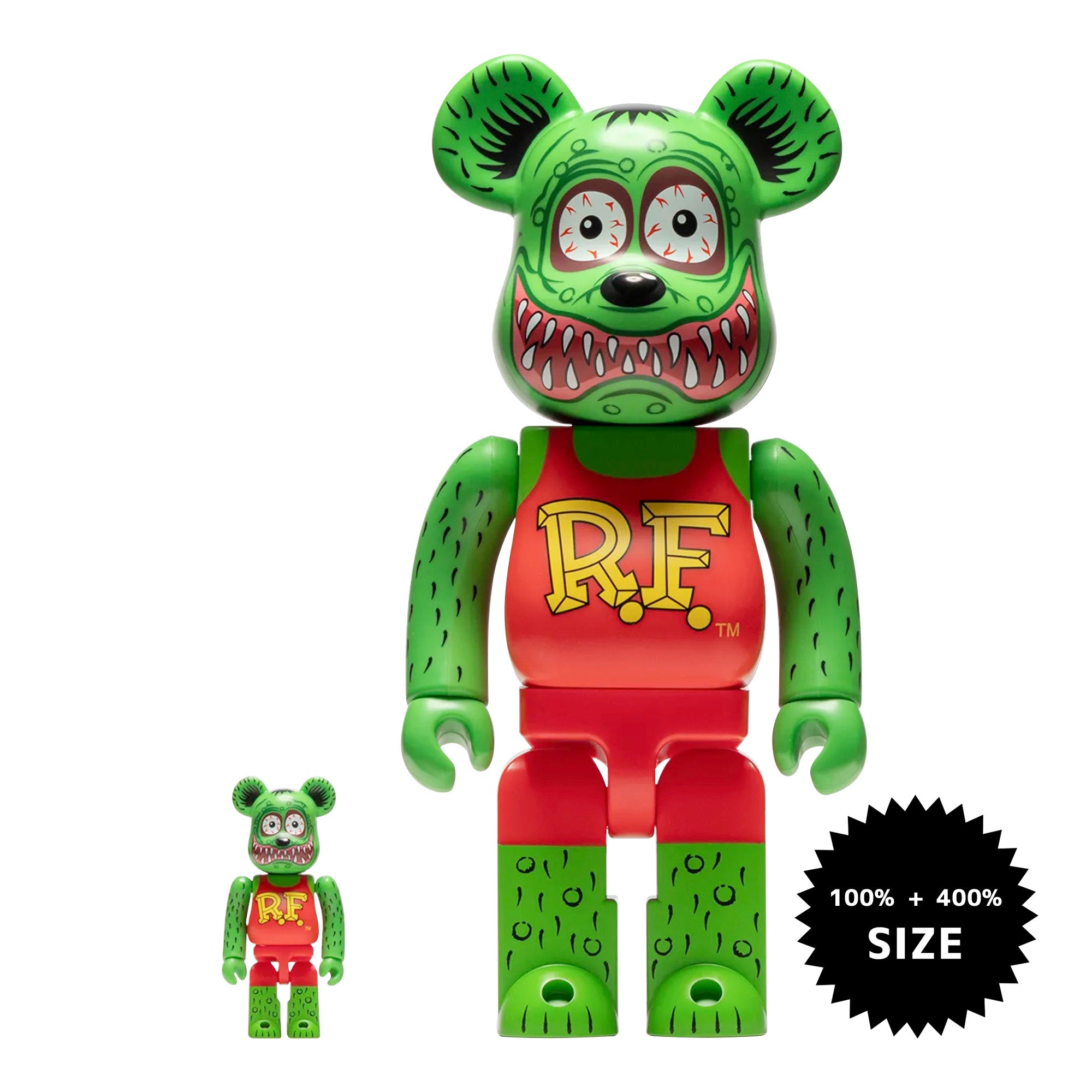 MEDICOM TOY: BE@RBRICK - Rat Fink 1000%