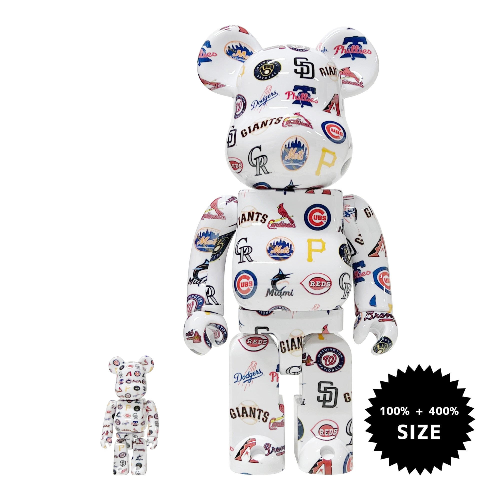 MEDICOM TOY: BE@RBRICK - MLB American League 100% & 400%