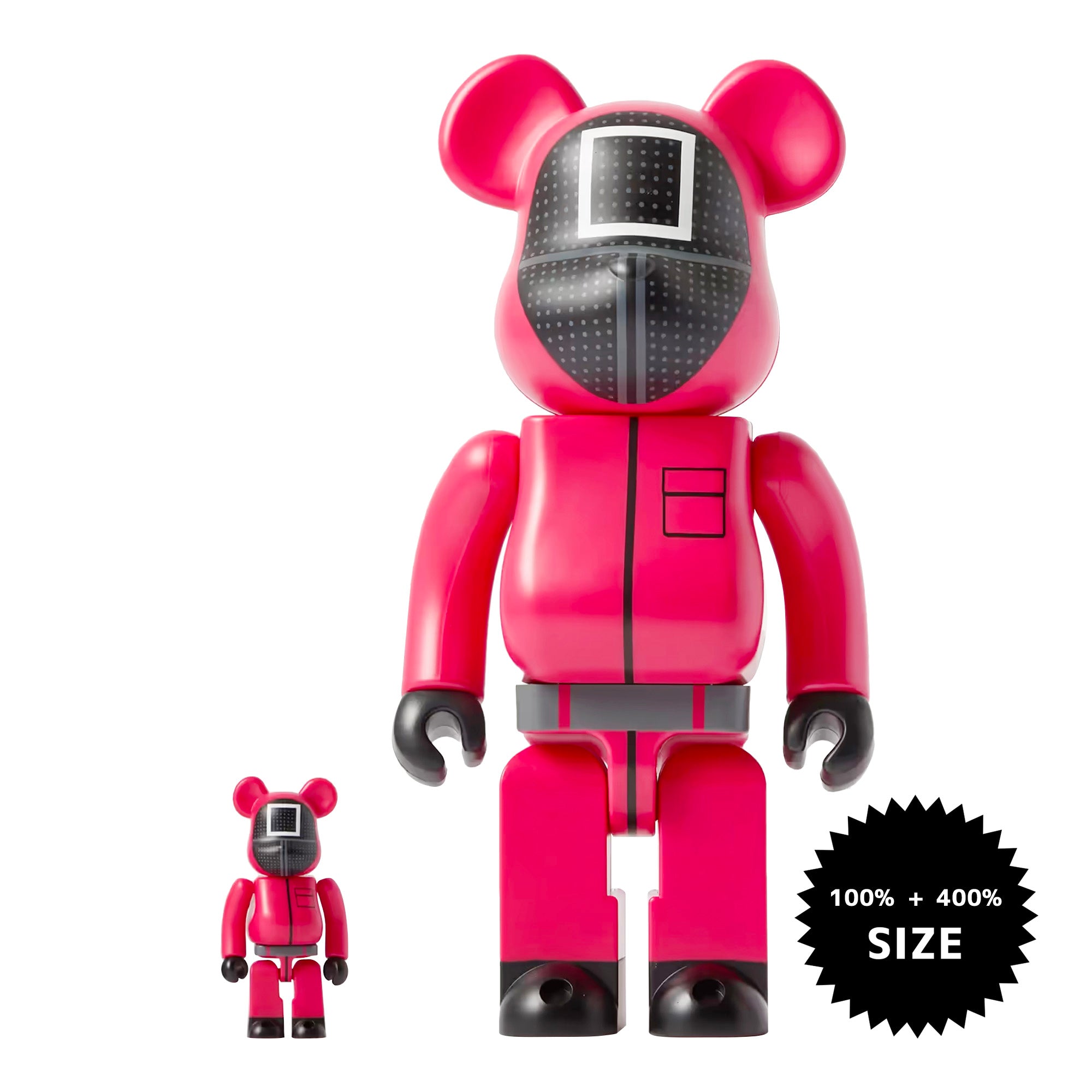 MEDICOM TOY: BE@RBRICK - Squid Game CIRCLE Guard 100% & 400% – TOY