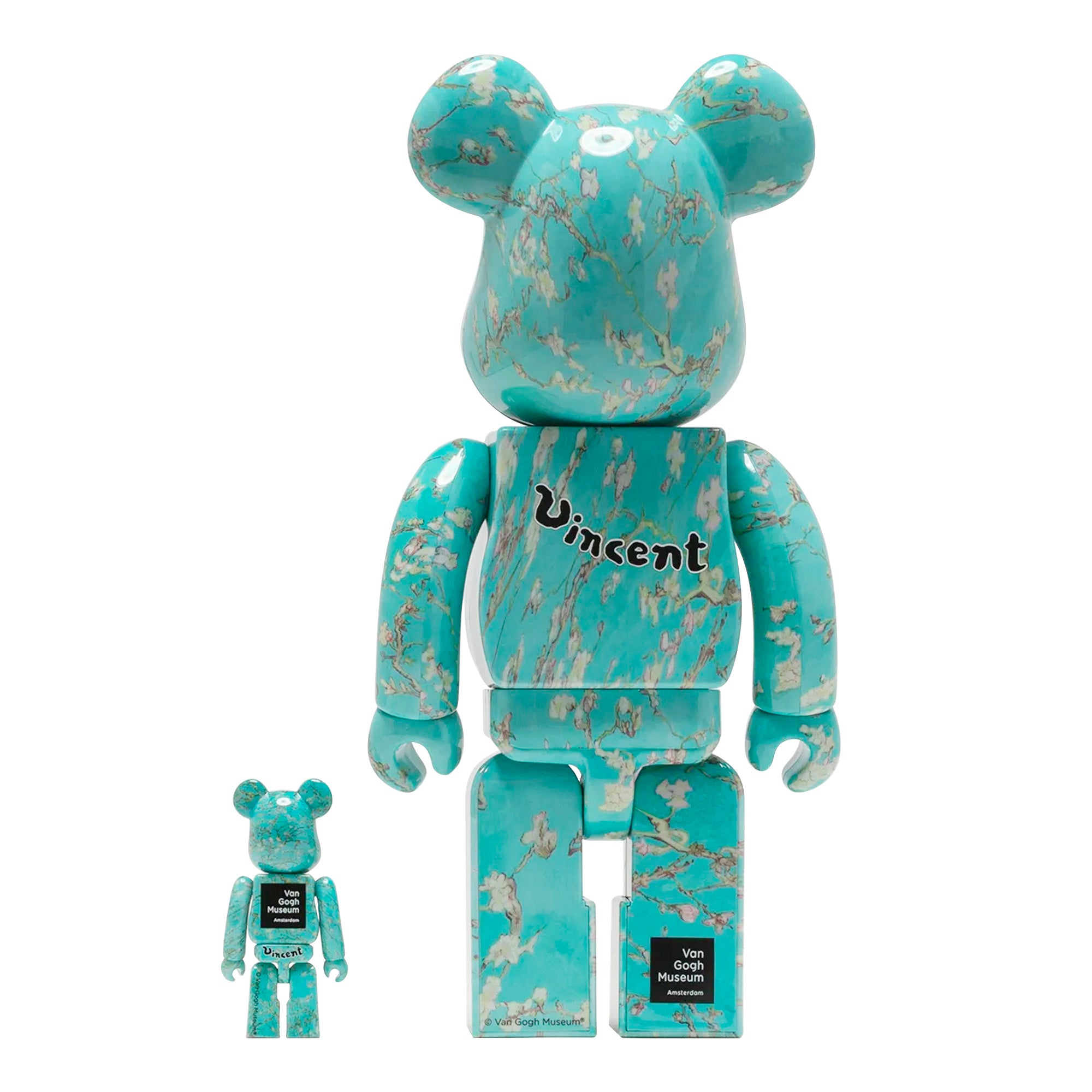 MEDICOM TOY: BE@RBRICK - Van Gogh Almond Blossoms 100% & 400%