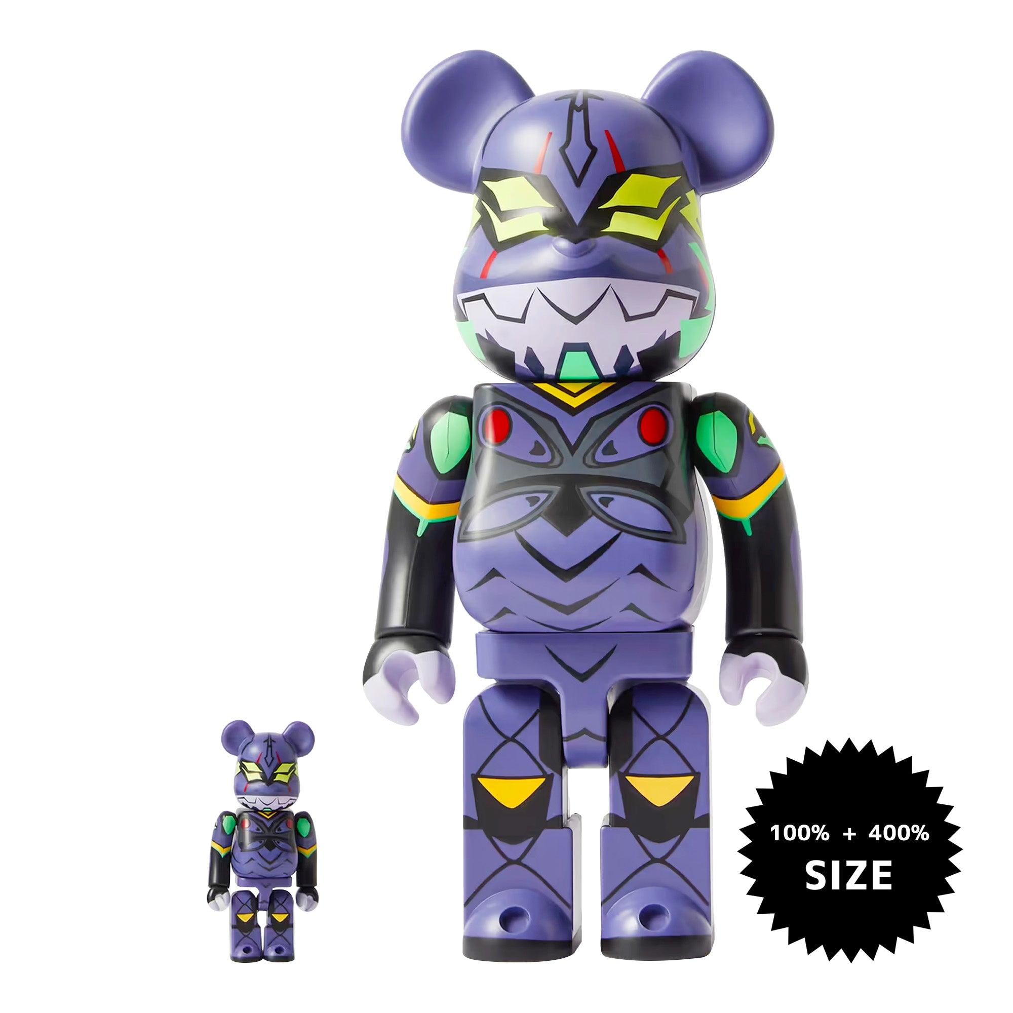 MEDICOM TOY: BE@RBRICK - Evangelion Eva-01 New Painted Ver. 100