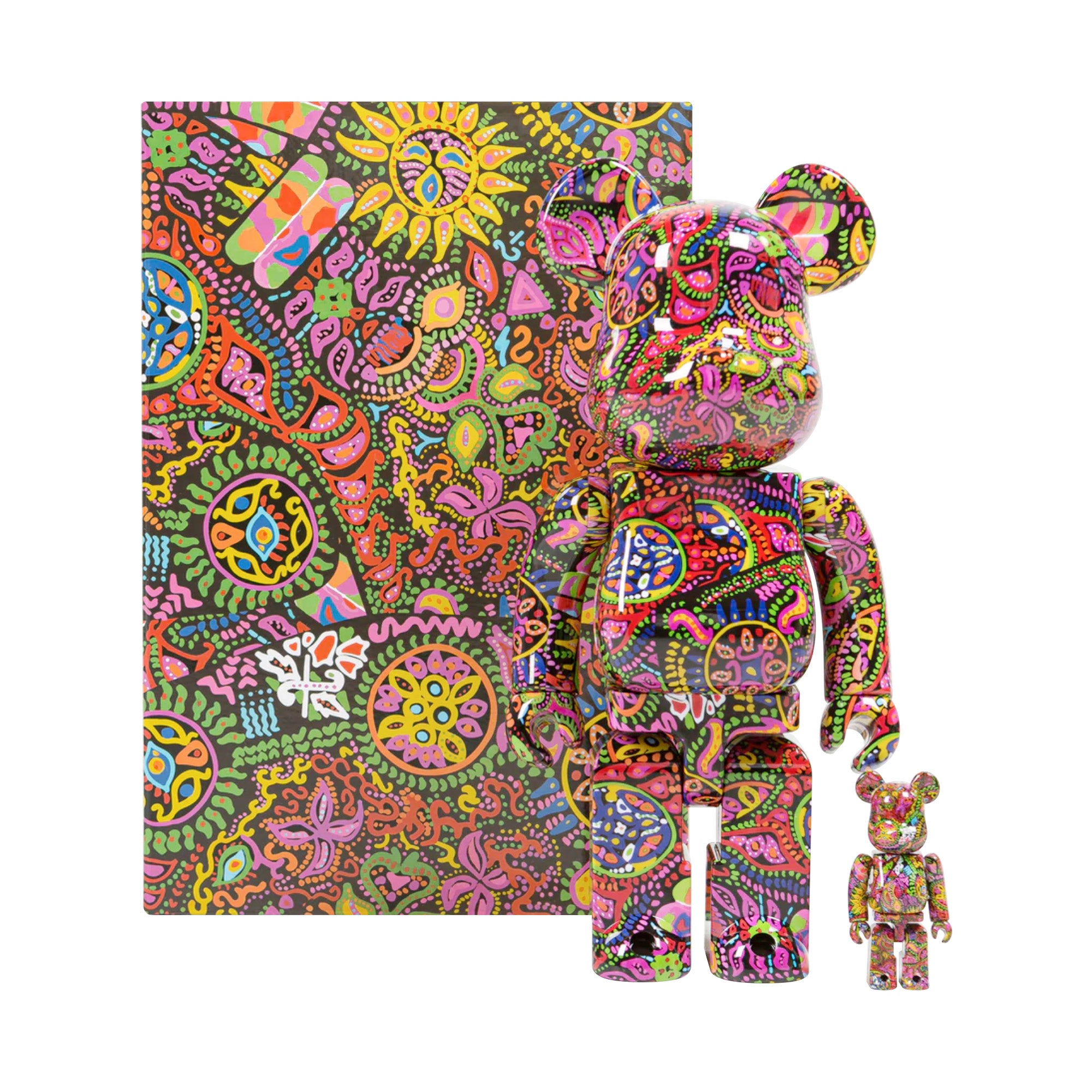 MEDICOM TOY - BE@RBRICK Psychedelic Paisley 100％ 400%の+