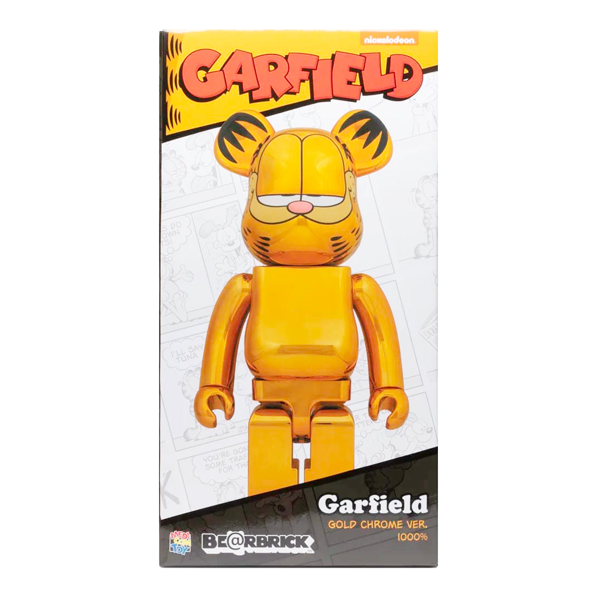 新品 BE@RBRICK GARFIELD GOLD CHROME 1000％ | myglobaltax.com