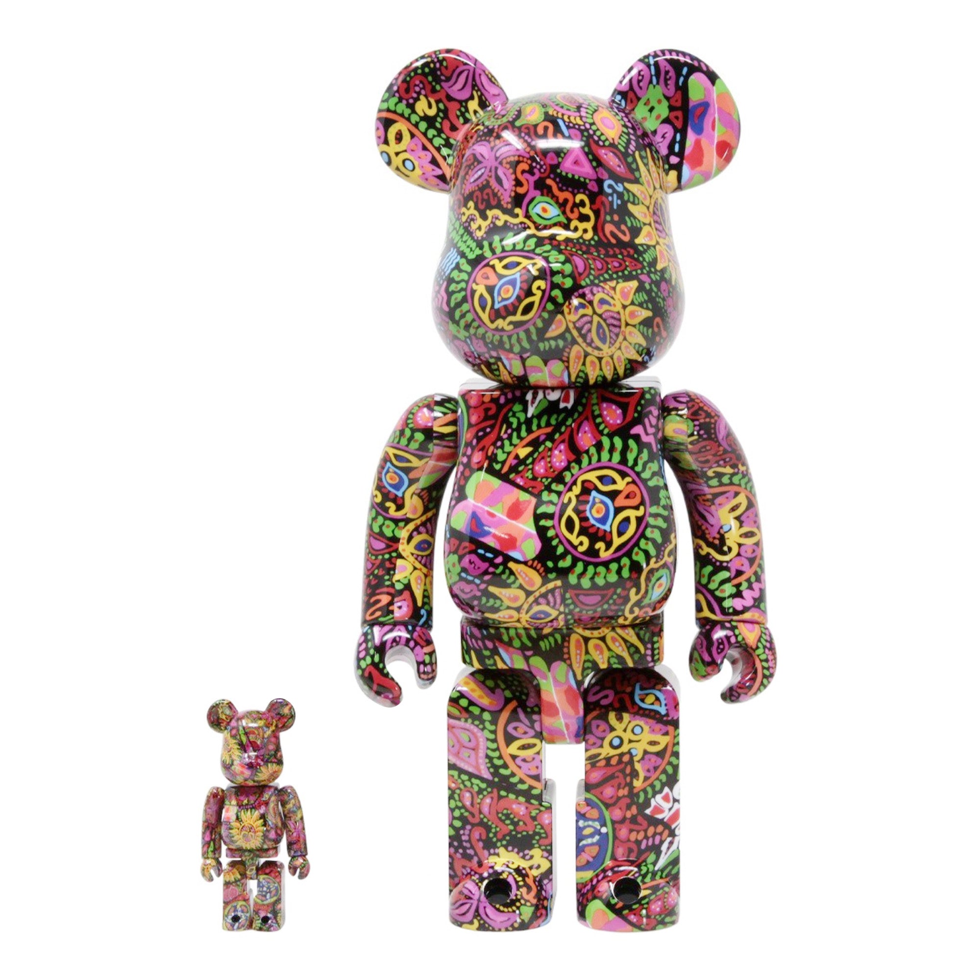 BE@RBRICK PSYCHEDELICPAISLEY 100％ & 400％-