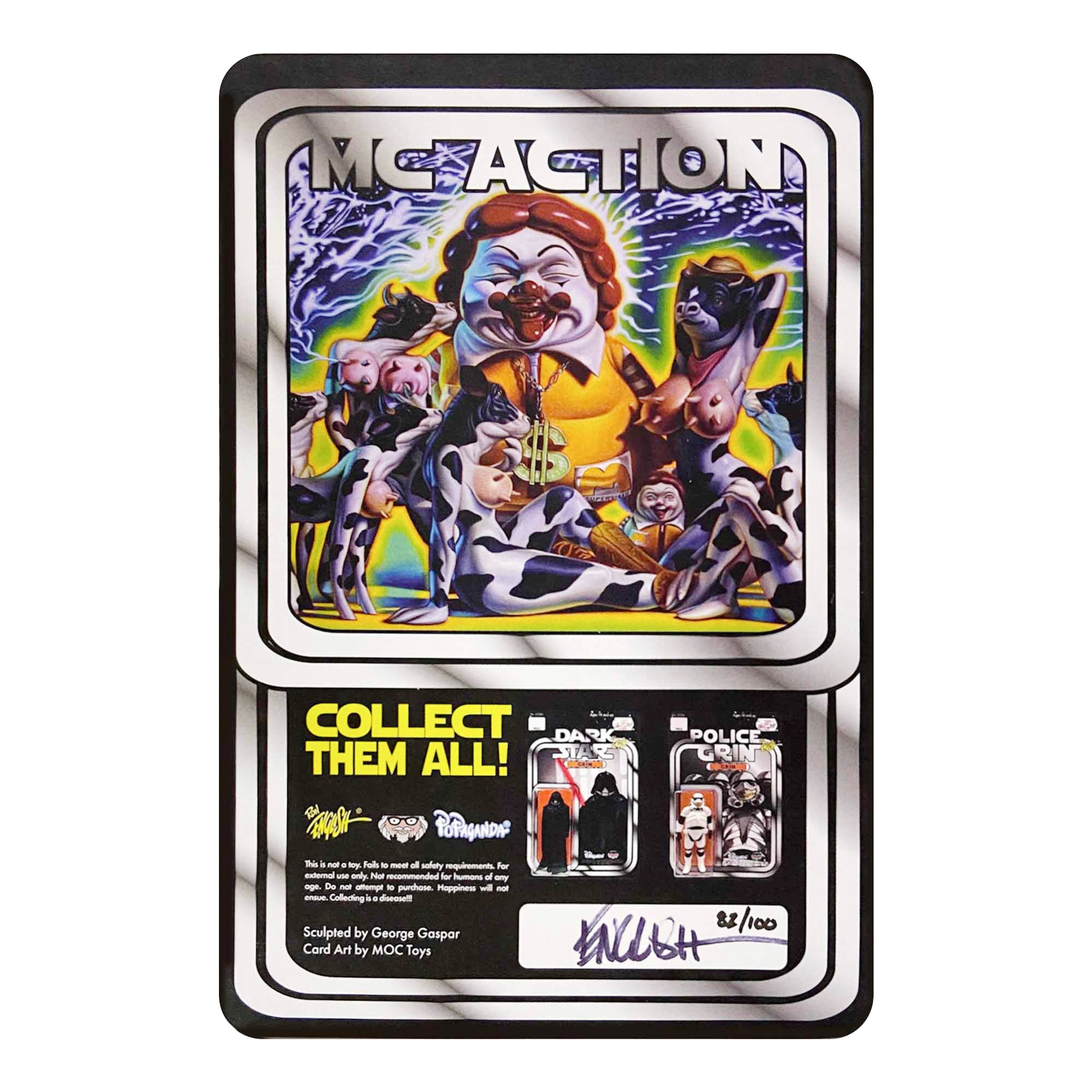 Ron English x DKE Toys - MC Action Supersized Exclusive