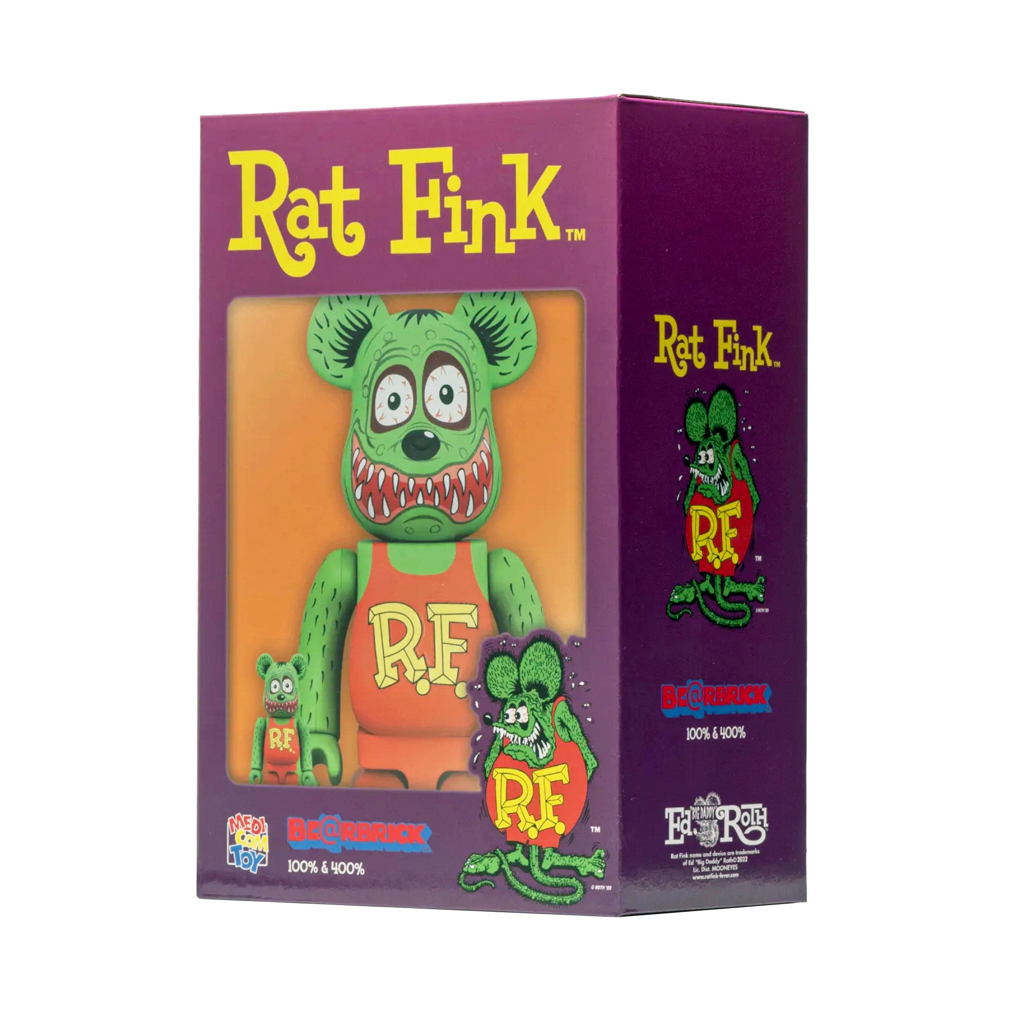 アウトレット品※アウトレット品BE@RBRICK RAT FINK 100% 400% ベア