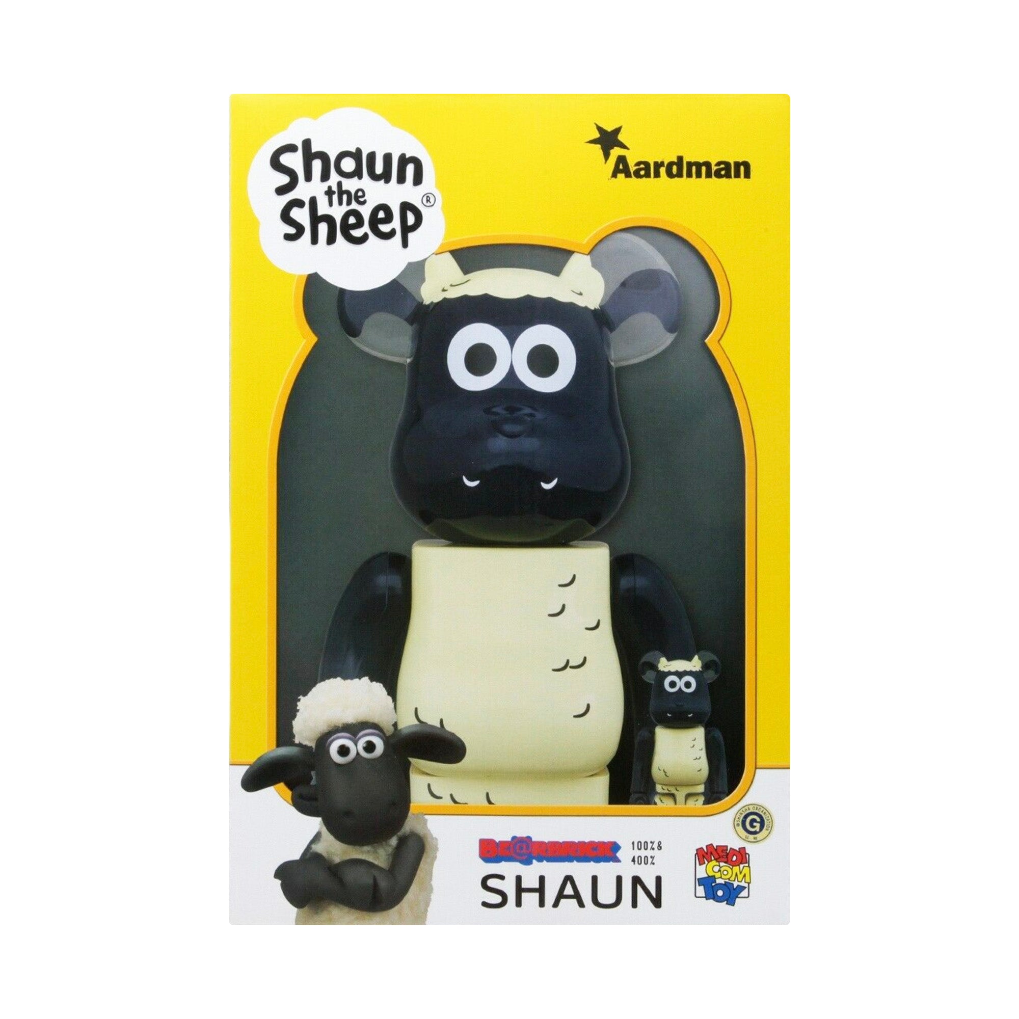 BE@RBRICK Shaun 100％ & 400％ ひつじのショーン www.krzysztofbialy.com