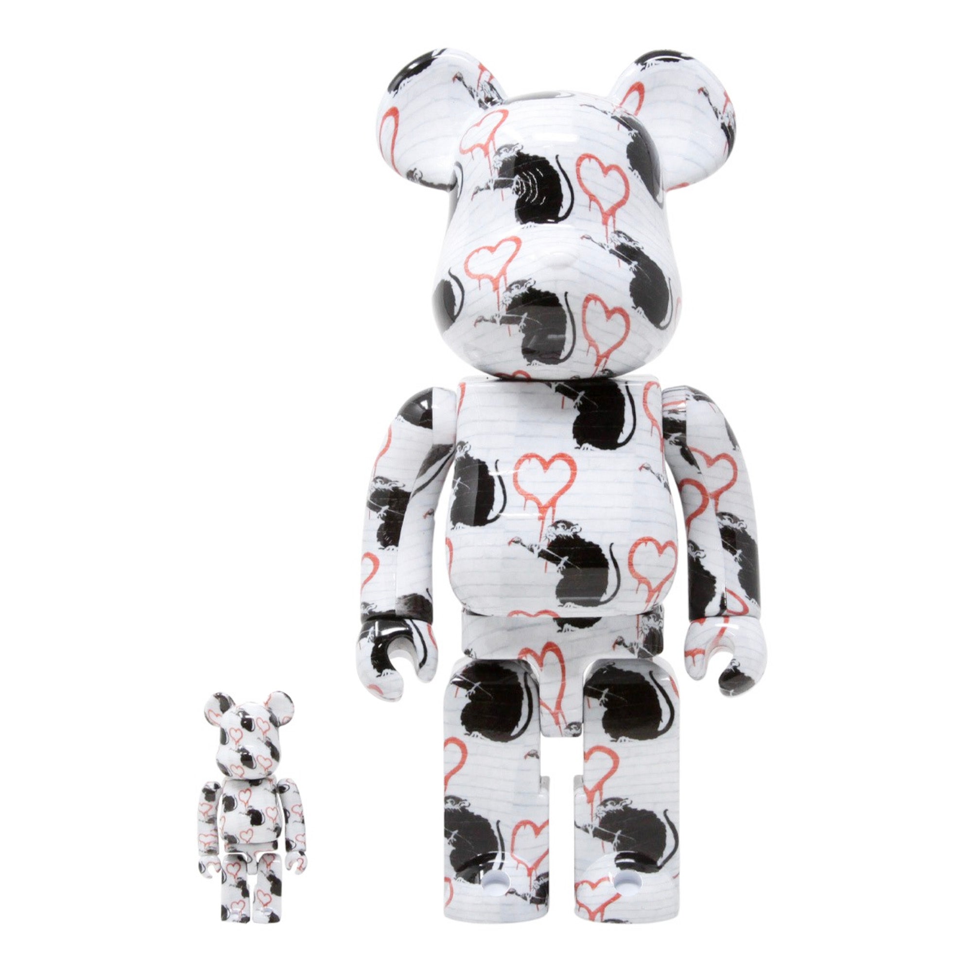 MEDICOM TOY: BE@RBRICK - Brandalism Love Rat 100% & 400% – TOY TOKYO