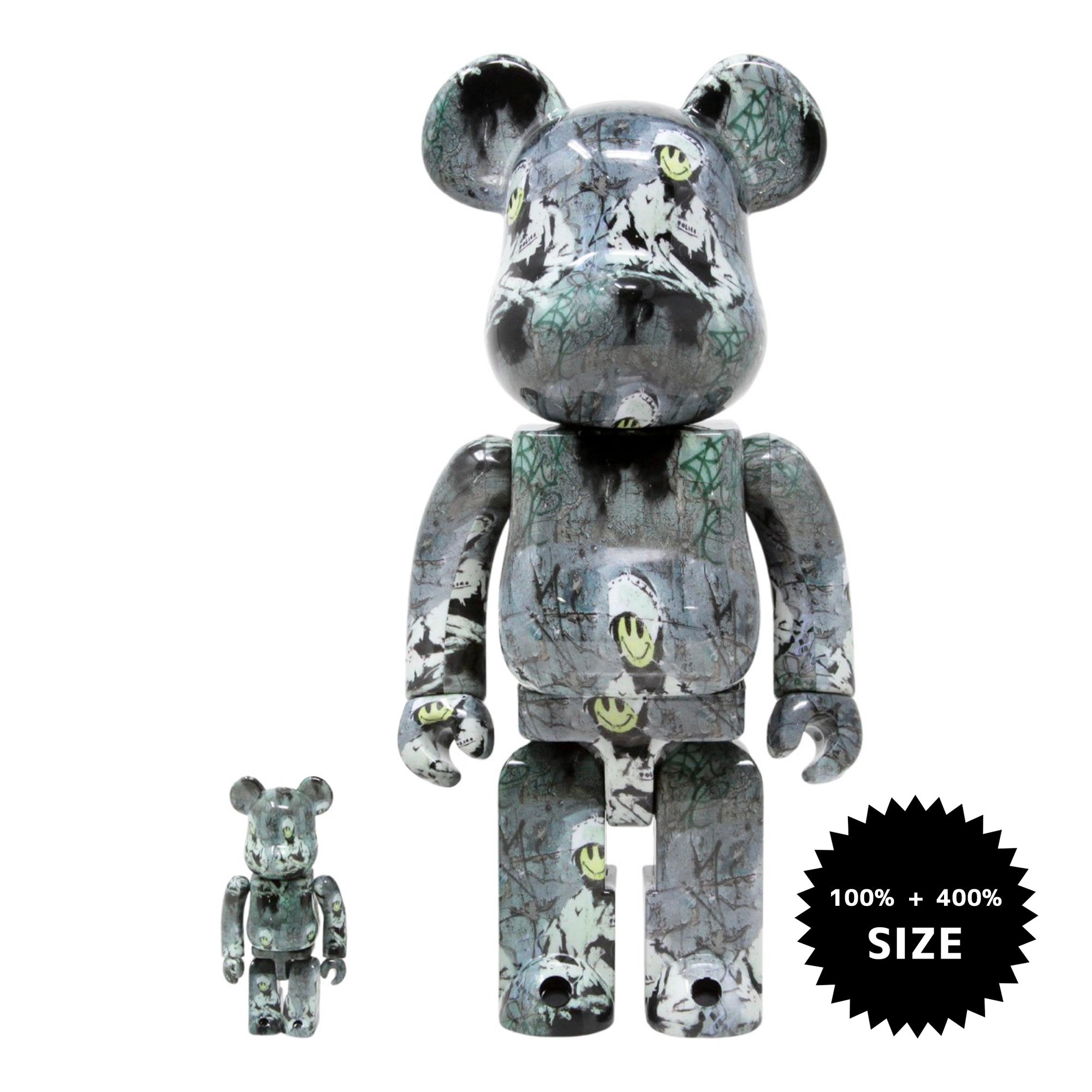 MEDICOM TOY: BE@RBRICK - Benjamin Grant Overview Tokyo 100% & 400 