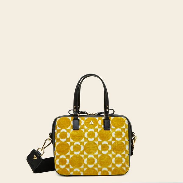 Flower Tile Block Handbag