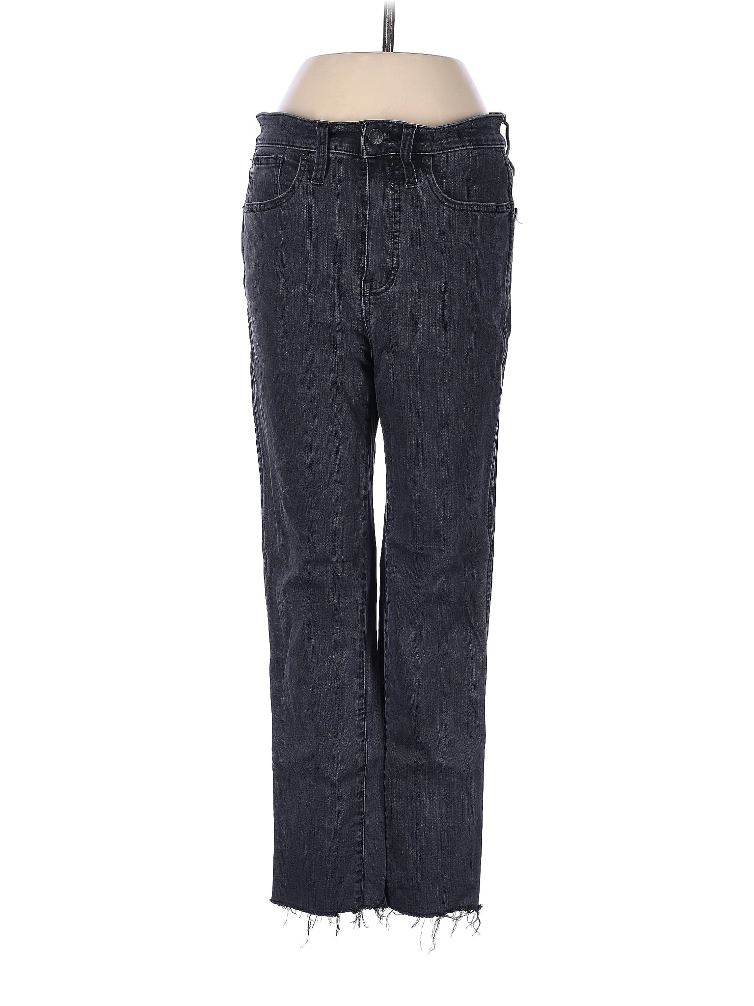 image of High-Rise Wide-leg Jeans in Dark Wash