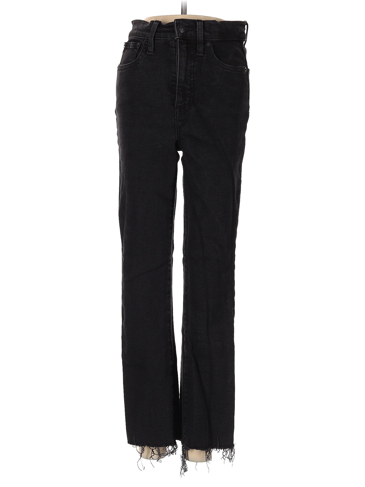 image of High-Rise Bootleg Jeans in Dark Wash