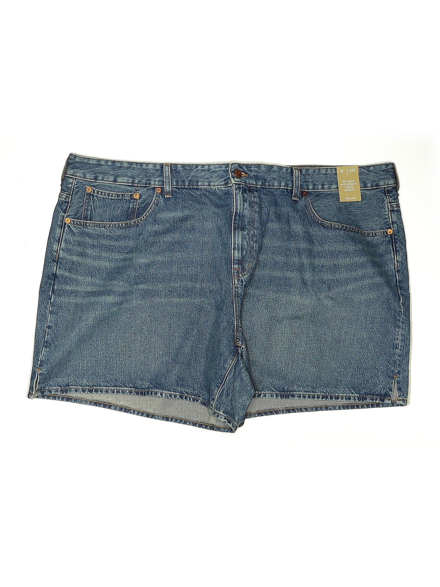 image of Denim Shorts in Medium Wash