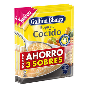 Gallina Blanca stew soup pack of 3 sachets of 77 g