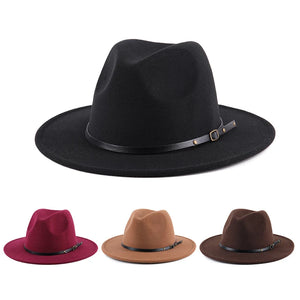 Vintage Wool Trilby Fedora Hat – Wide Brim Gangster Style  - Alt Style Clothing