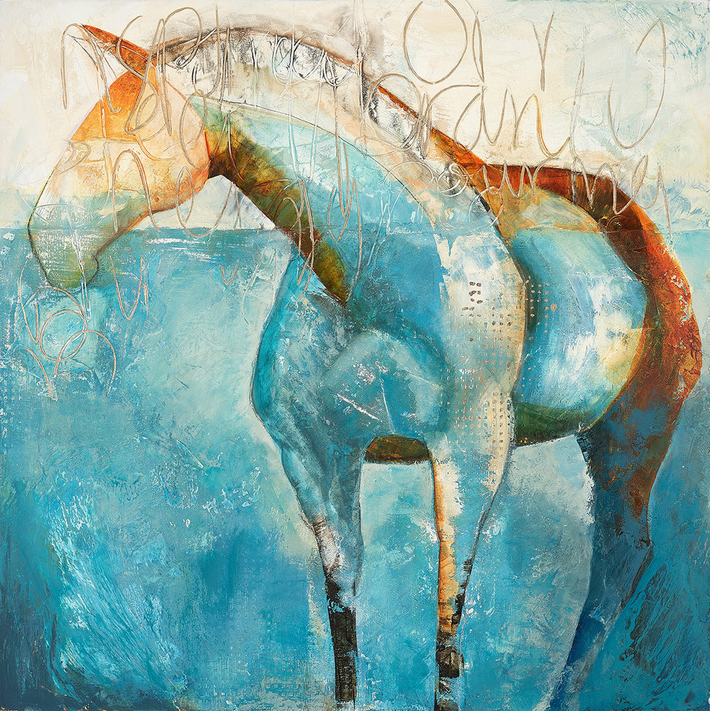 Horse painting by Jane Johansson (UK)