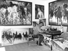 Robert Hettich| Modern horse polo painter