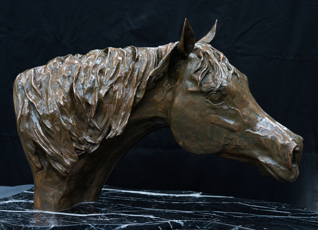 Ignacio Videla horse bronze sculpture