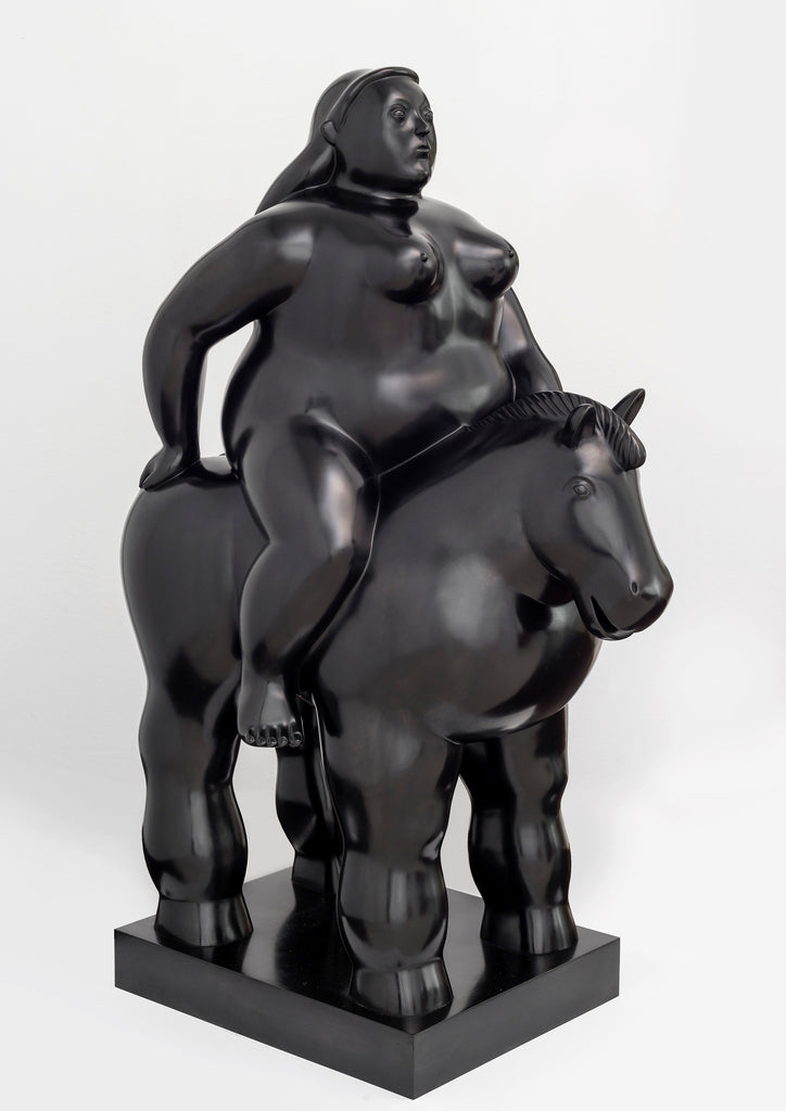 Botero woman on a horse