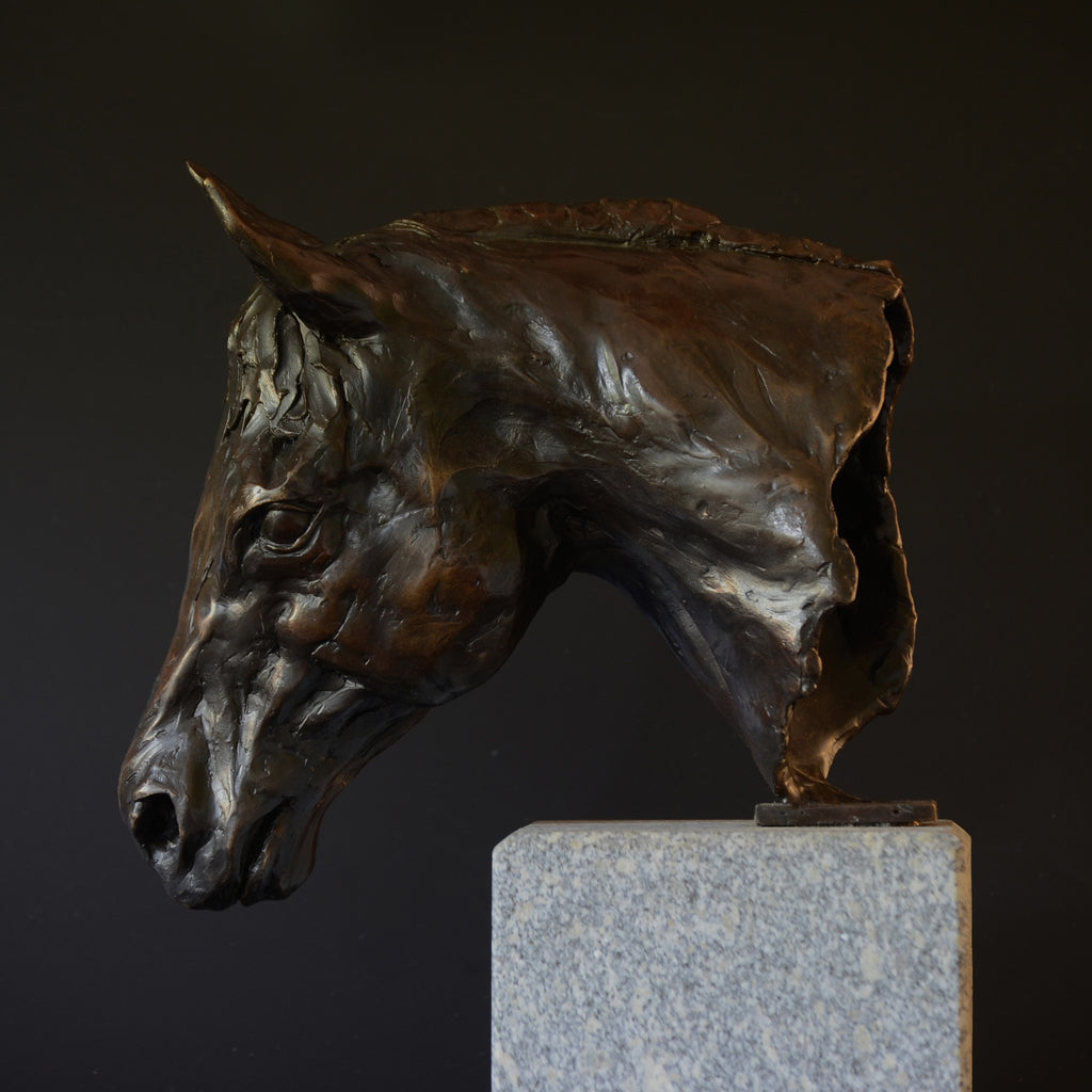 Edward Waites equestrian bronze sculpture