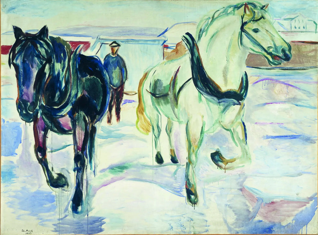 Horses by Edvard Munch