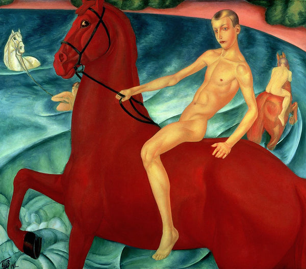 Icon of the Russian avant-garde. Red horses by Kuzma Petrov-Vodkin