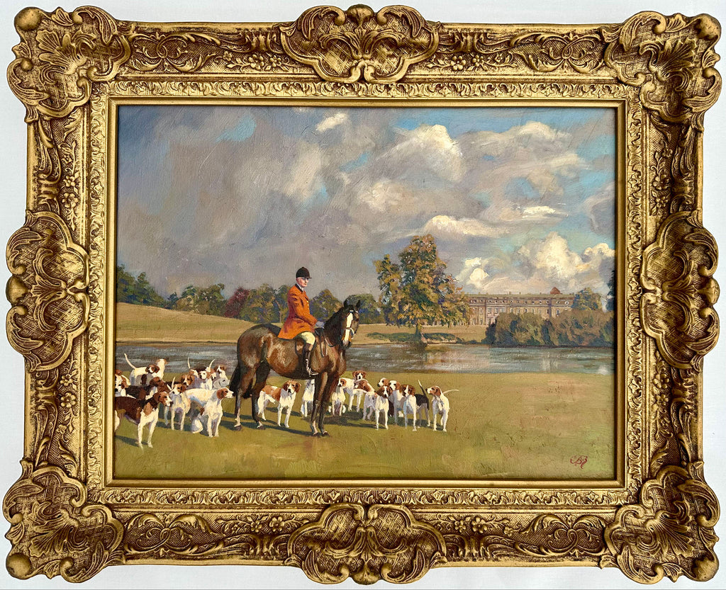 Traditional British equestrian painting by Beatrice James