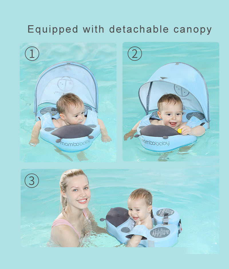 Mambobaby Shoulder Infant/Toddler Swim Float with Shade 8-36 Months
