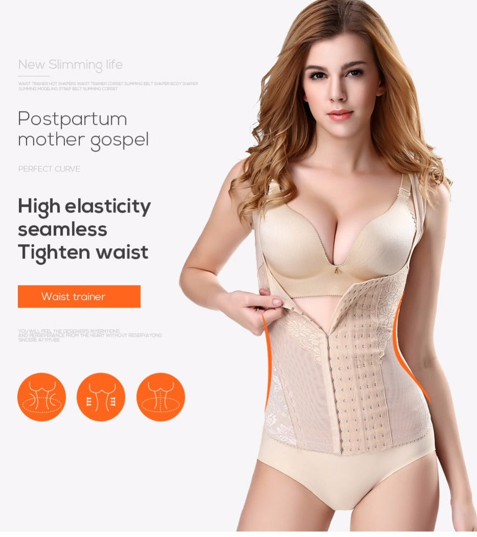 Sexy Waist Trainer For Postpartum Stimulation And Fat Burning Sweat Free  Bustier With Belly Control, Modeling Strap, And Postpartum Corset Shapewear  For Women 231117 From Zhao07, $9.02