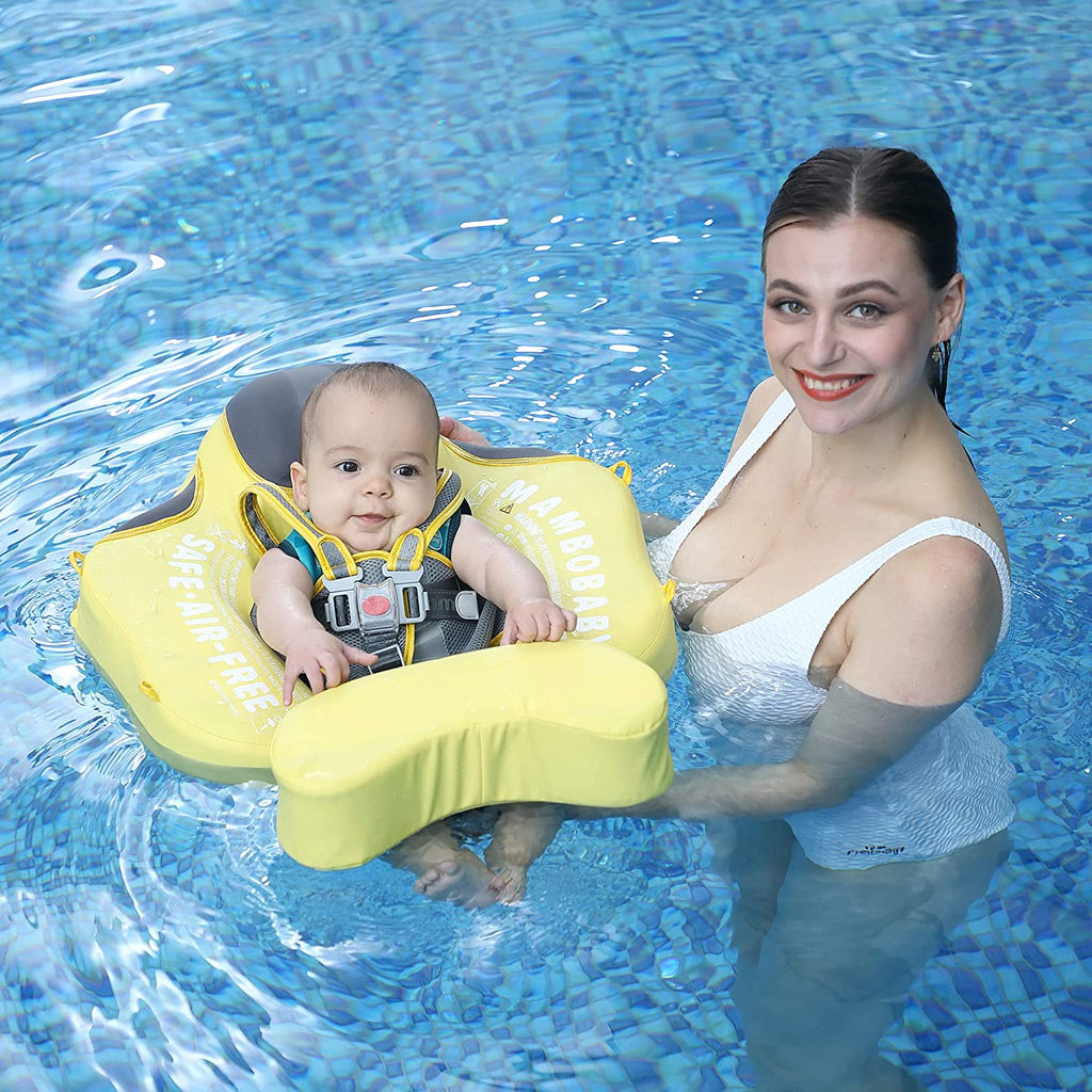 Mambobaby Float For Newborn/Toddler Swimming Float With Canopy