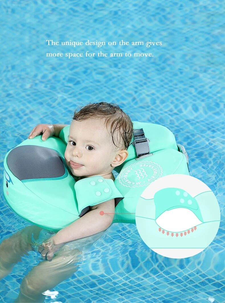 MamboBaby™ Waist Infant/Toddler Swim Float With Canopy Age 8-48 Months