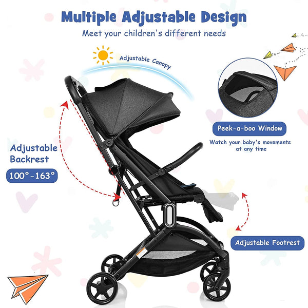 Foldable Stroller - Light-weight Baby Stroller I Perfect Travel Baby P…