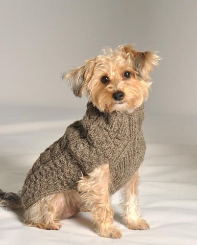puppy knitted jumper