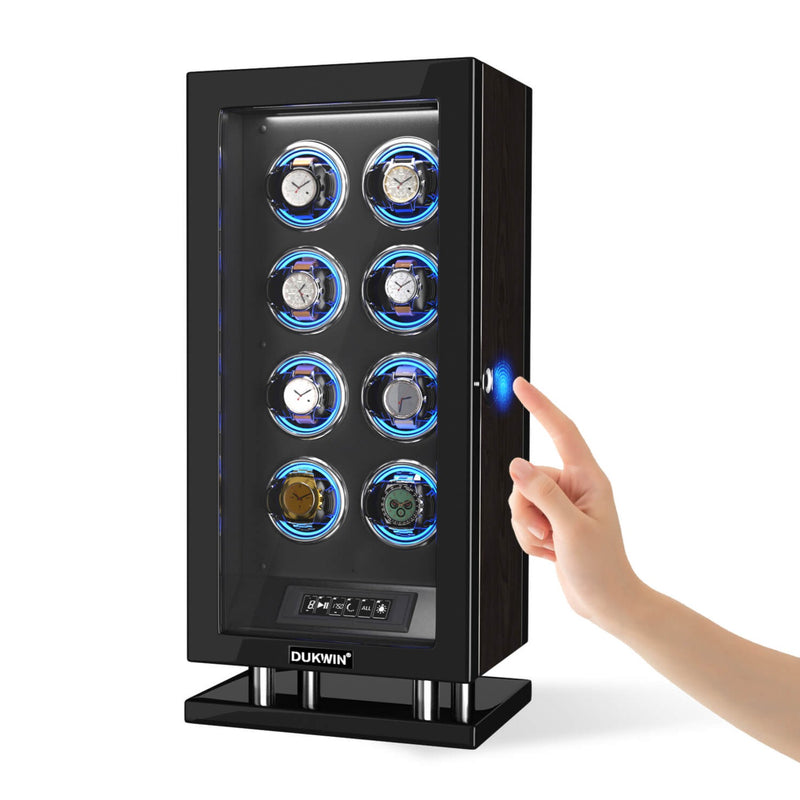 Watch Winders with Upgraded Fingerprint Lock and Multiple Program