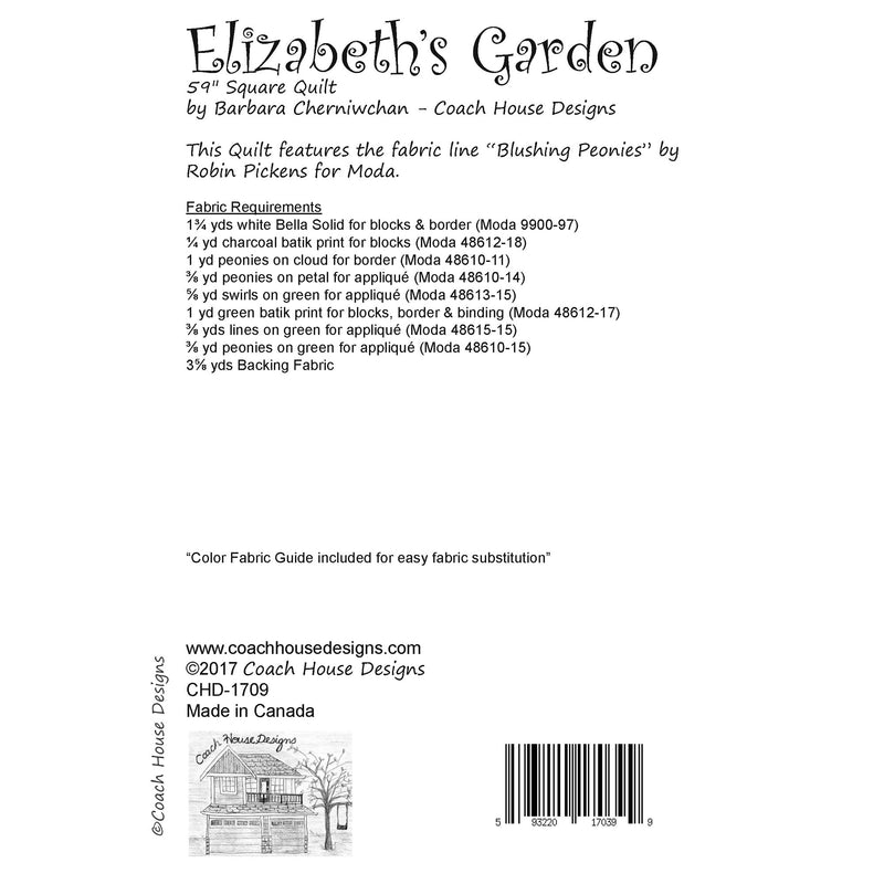 Elizabeth’s Garden Digital Pattern