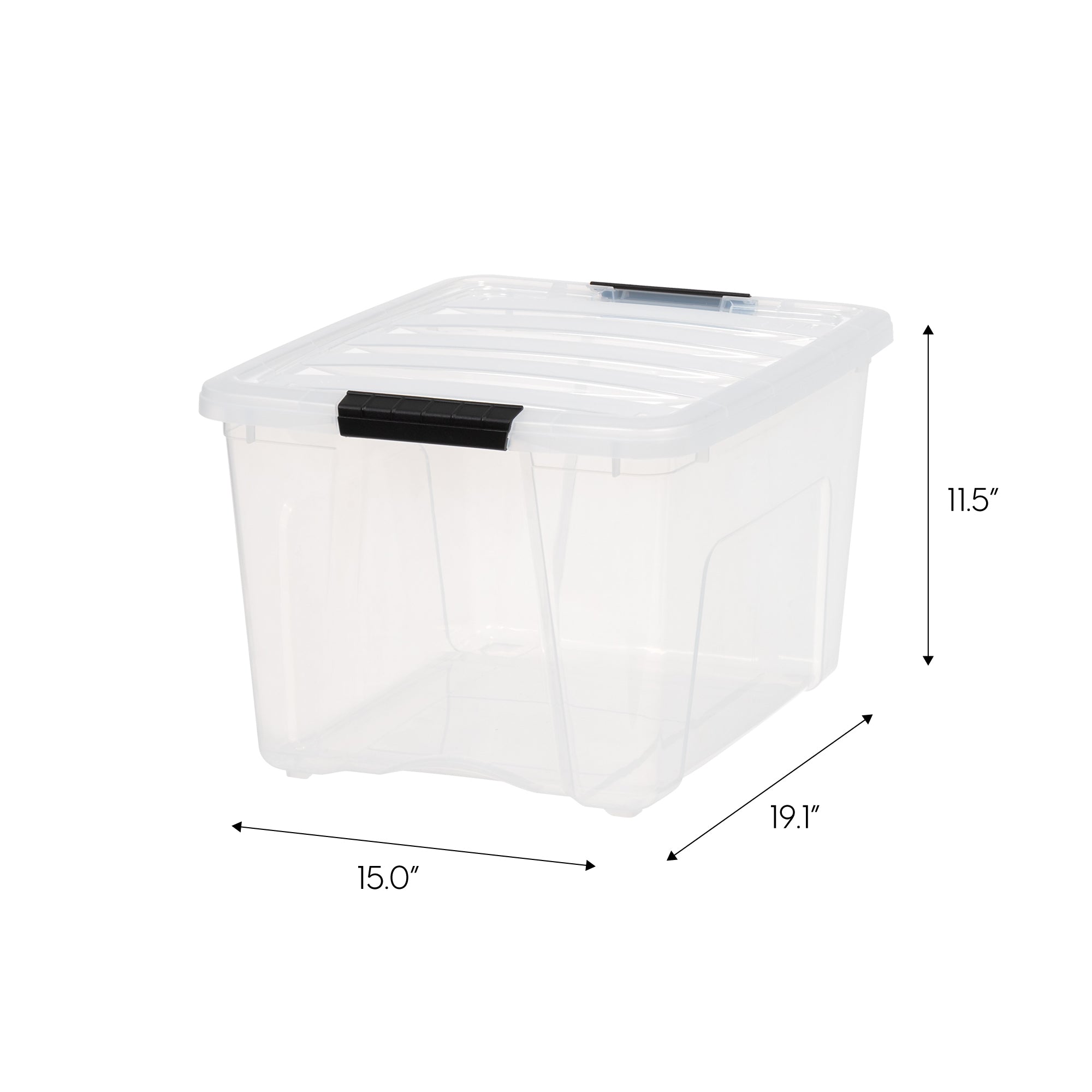 26.9 Quart Stack & Pull Box, 6 Pack, Pearl – IRIS USA, Inc.