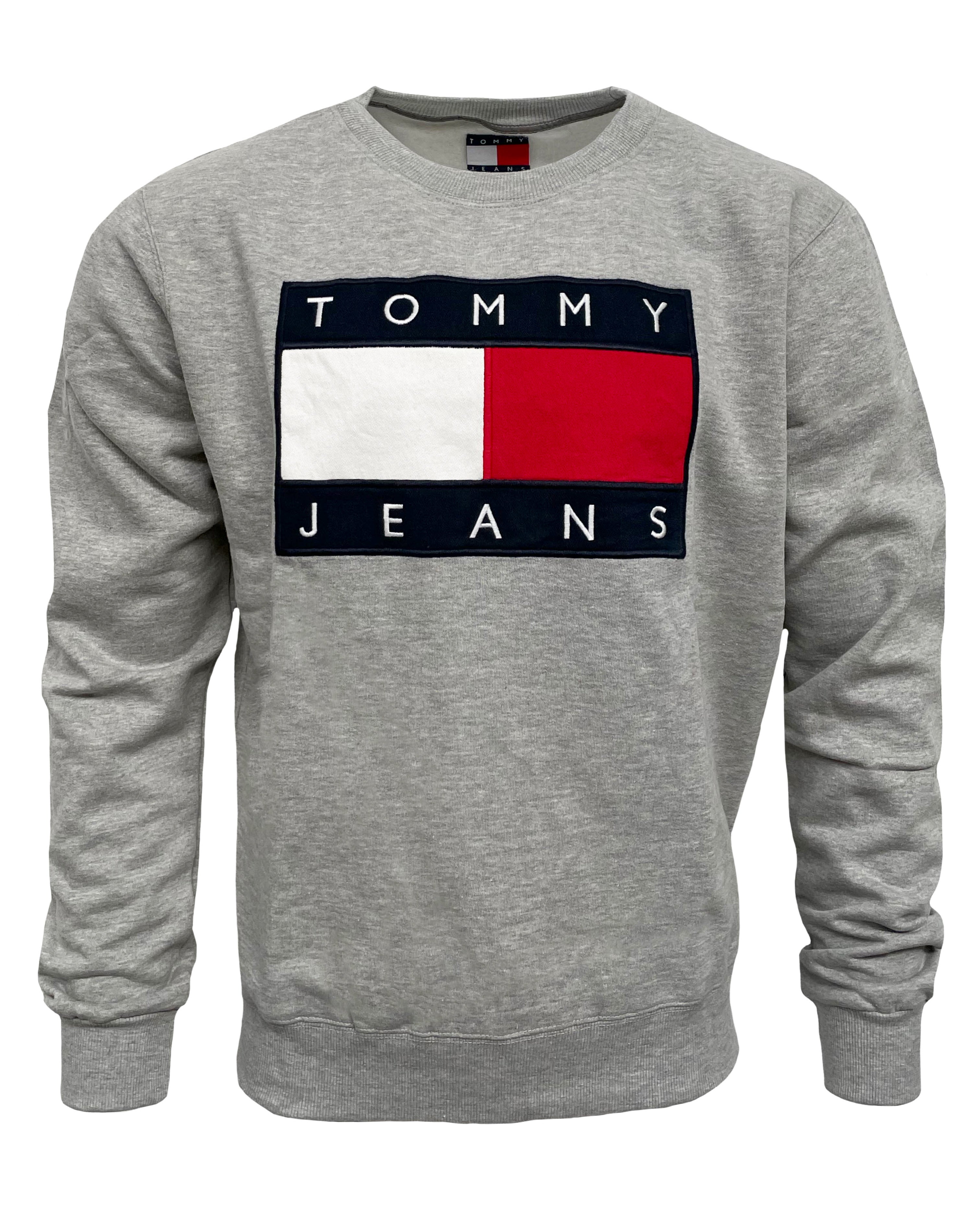 Tommy Jeans Grey Logo Jumper - Concept Six