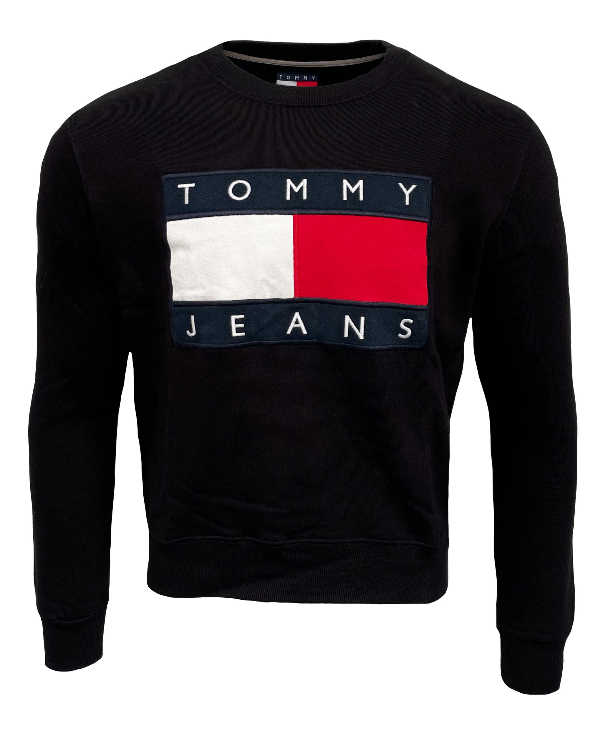 Tommy Jeans Black Logo Jumper - Concept Six
